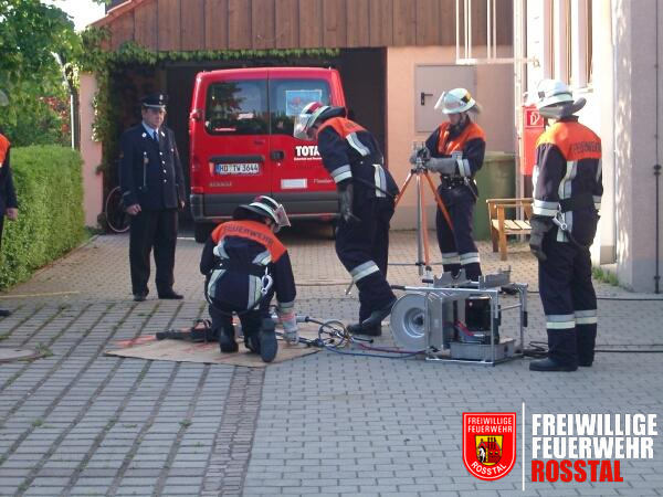 Bild 2 von 5 Gruppe 1 w&auml;hrend der Pr&uuml;fung