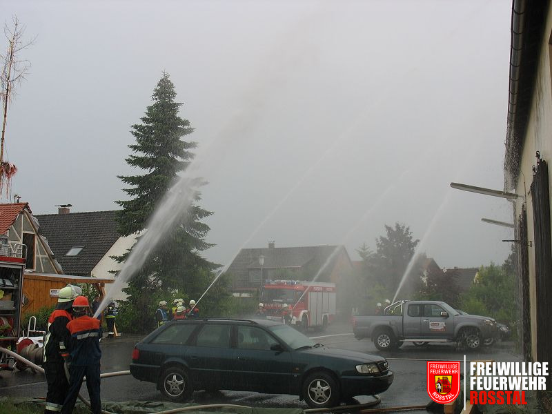 Bild 7 von 22 Scheunenbrand