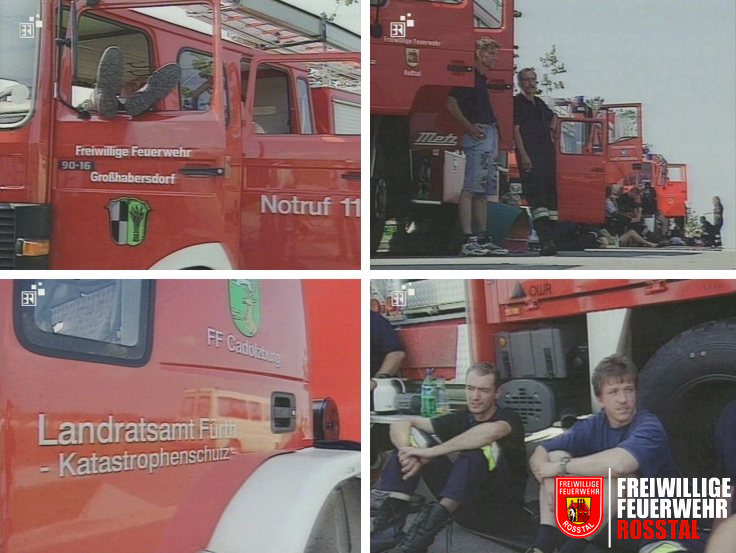 Bild 1 von 11 Da es keinen Einsatzbefehl gab, harrten die Kameraden 2 Tage am Dresdener Flughafen aus.Entnommen aus dem Rundschau Magazin des Bayerischen Rundfunks (c)