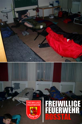 Bild 11 von 19 Nachtruhe: Ersch&ouml;pft von den Eins&auml;tzen viel das Einschlafen nicht schwer.