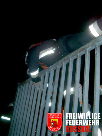 Bild 19 von 23 Statt durchs offene Tor zu gehen m&uuml;ssen sie dr&uuml;berklettern.