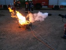 Löschen mit dem Feuerlöscher
  