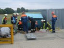 Mittels Hebekissen konnte sie befreit werden
  