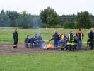 Auch am morgen spendete das Lagerfeuer noch Wärme
  