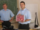 v.l.n.r. KBM und Kreisjugendwart Erwin Kreß mit KBM Frank Bauer
  