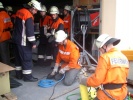 2. Einsatz: Gefahrgutunfall beim Batterienhändler...
  