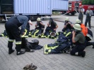 Brandübungscontainer: Die Überjacken werden unte...
  