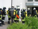 Zugang für die Atemschutzgeräteträger war der Haupteingang.
  