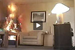 Vorschaubild Video brennender Weihnachtsbaum
