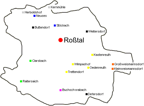 Übersichtskarte der Ortswehren